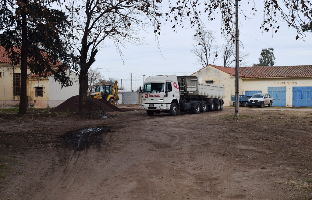 Río Cuarto. Ejecutan nueva etapa en el Parque Sur (Gentileza).
