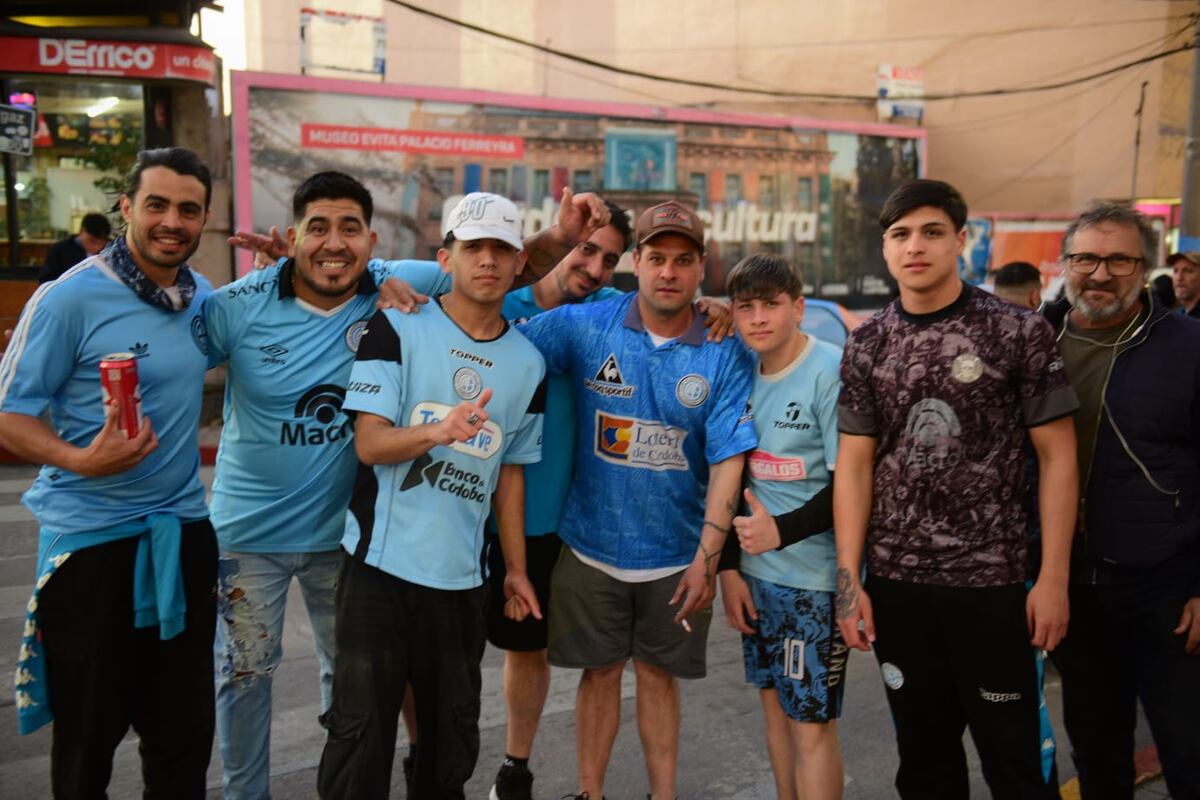 Cara 'e Cancha de Belgrano en la previa del partido con San Martín de San Juan en el Gigante de Alberdi. (José Gabriel Hernández / La Voz)
