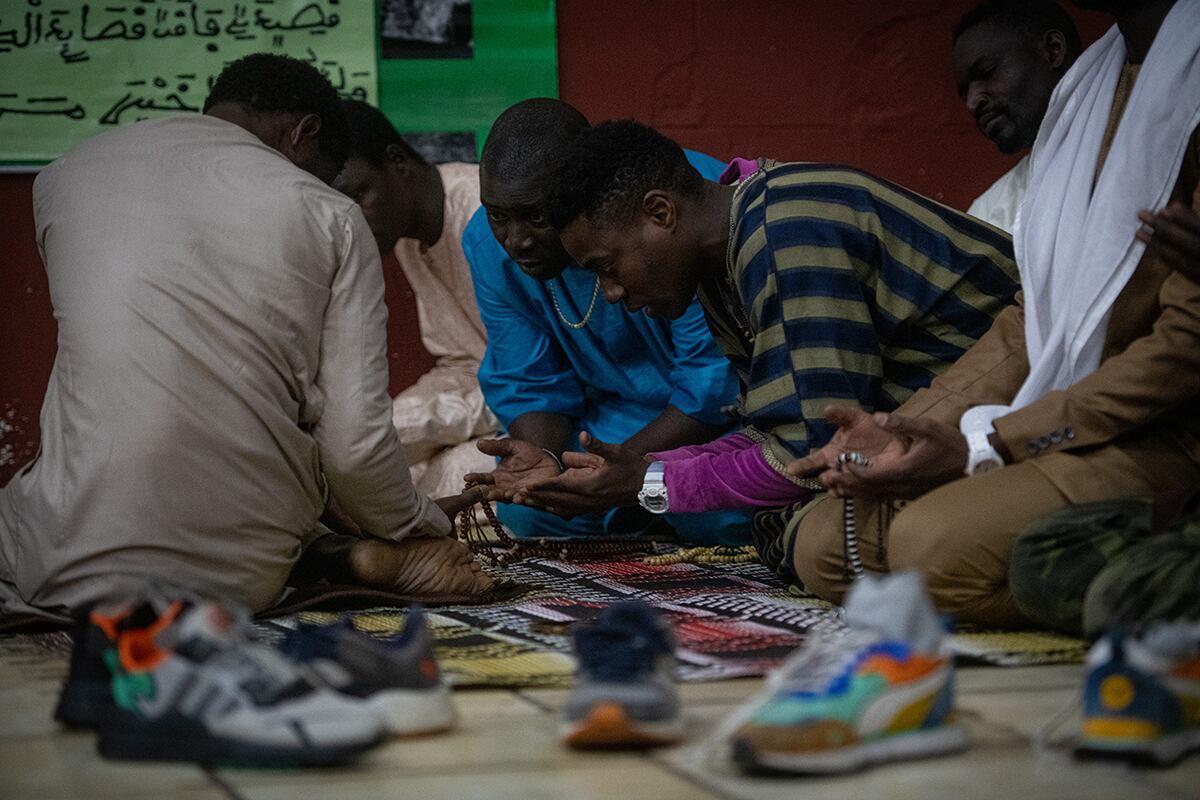 Fiesta del Gran Magal de Touba de la comunidad Senegalesa que vive en Córdoba. Foto: (Pedro Castillo / La Voz)