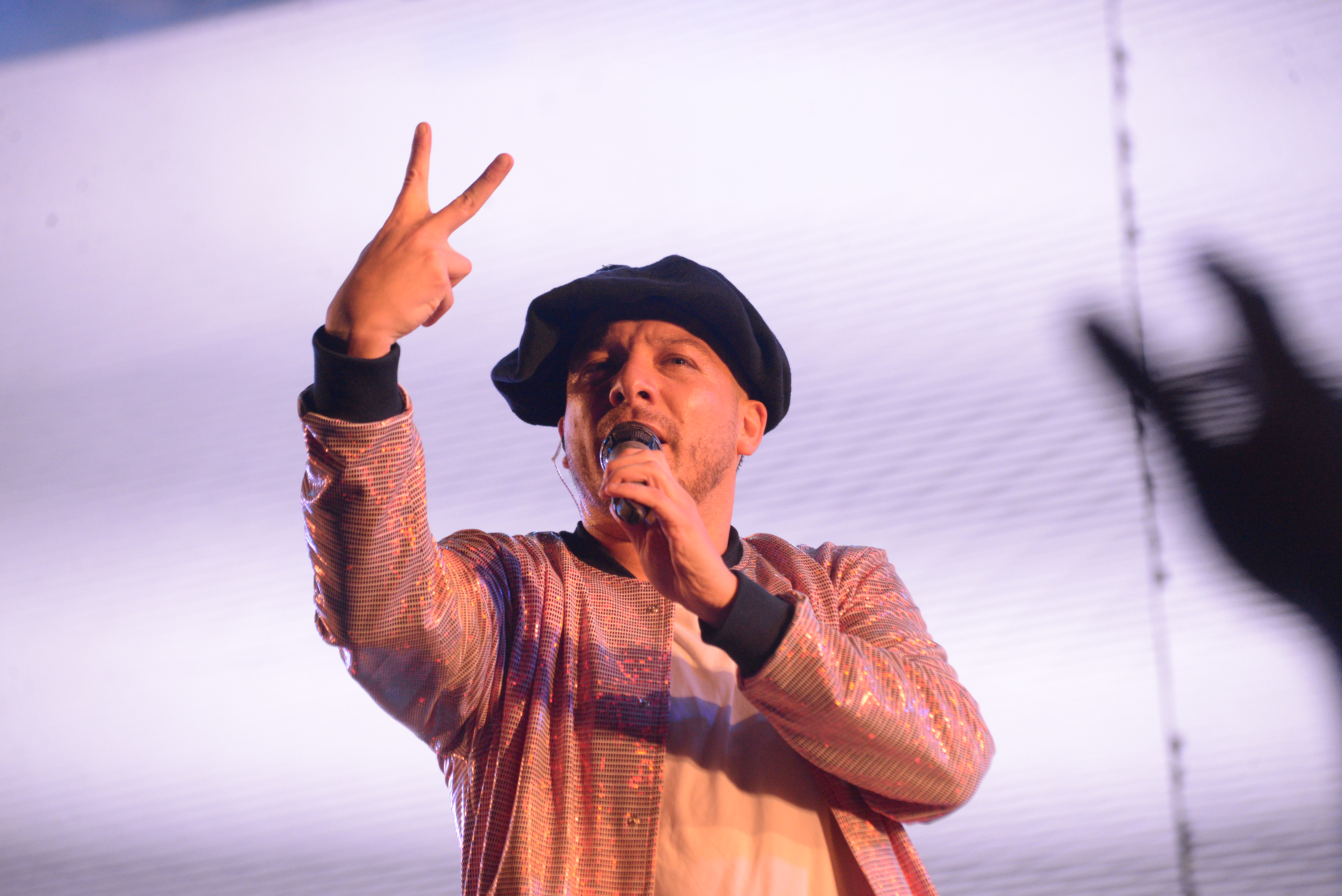 Damián Córdoba en el festival de Jesús María 2023. (La Voz)