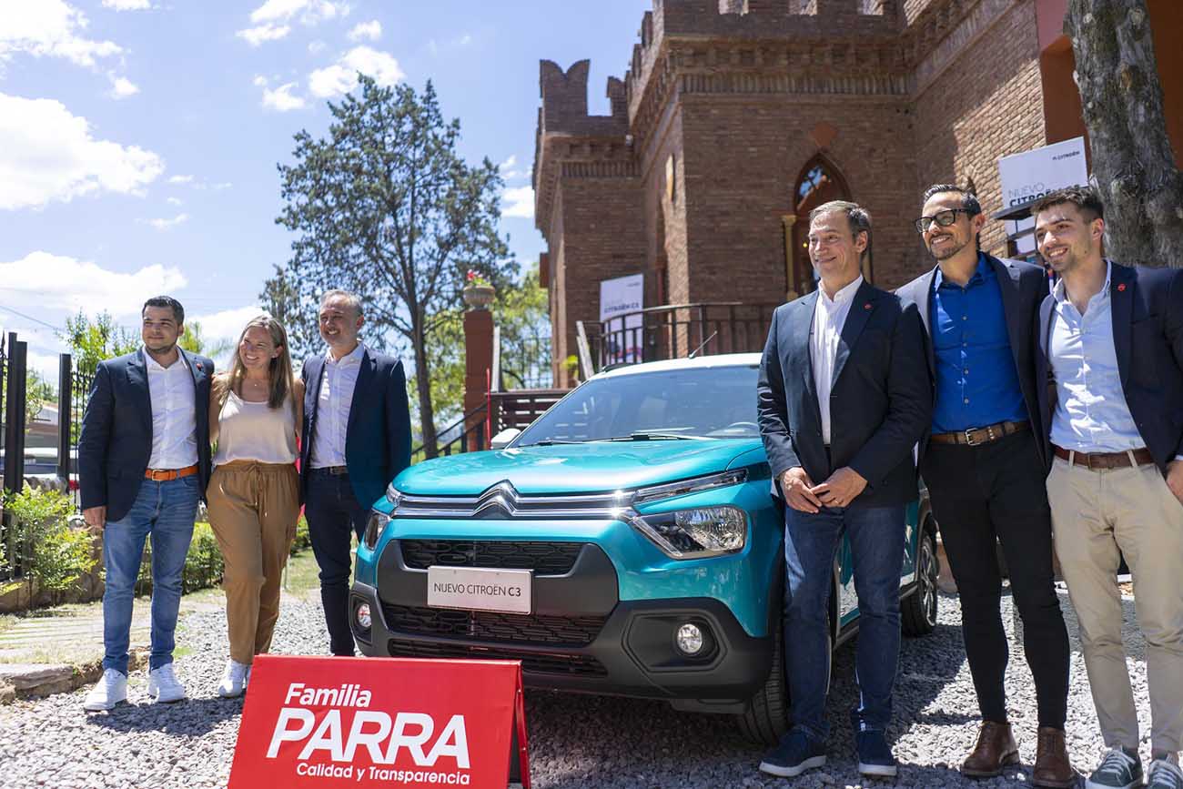 El concesionario Parra Citroën recibió al Citroën C3 con un almuerzo en Villa Allende.