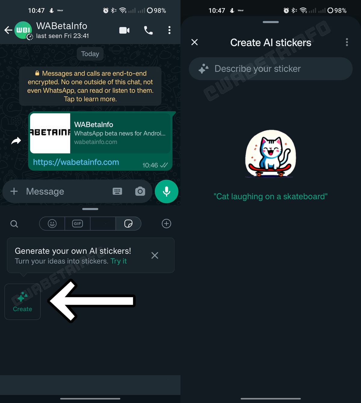 Imagen de WABetainfo.
