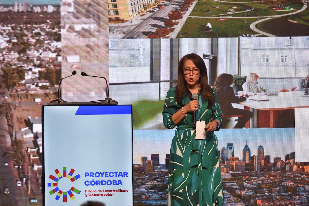 Proyectar Córdoba 2024. El Negocio de la construcción sostenible. Ingeniera María Alexandra Cardona (Colombia). (Facundo Luque / La Voz)