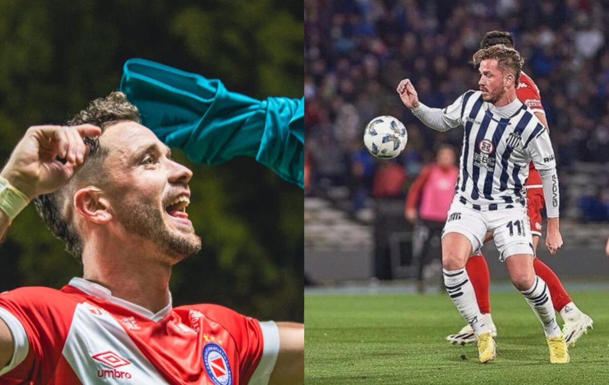 Contraste. Tomás Molina tuvo pocas chances en Talleres. Luego, se fue Central Córdoba donde pudo marcar y en Argentinos rayó a gran nivel.