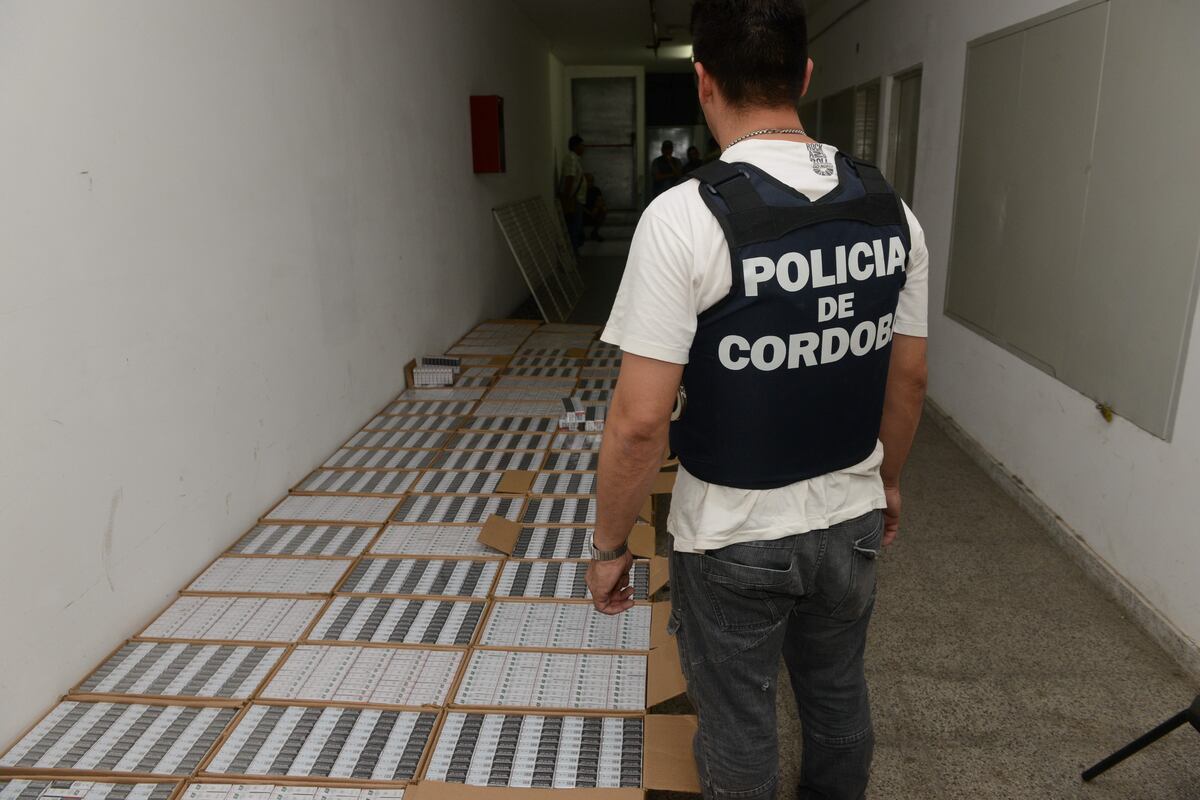 Los cigarrillos secuestrados. (La Voz/Archivo)