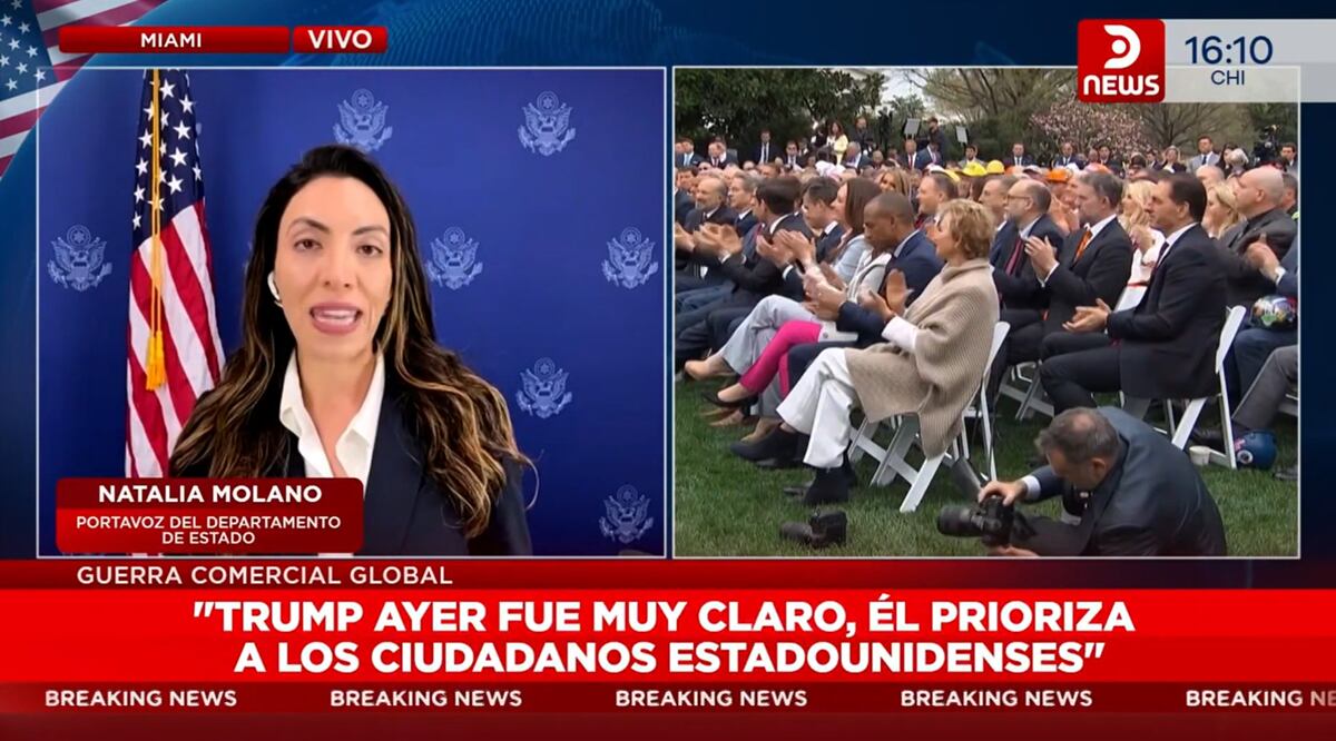 Natalia Molano, vocera del Departamento de Estado de EE.UU.