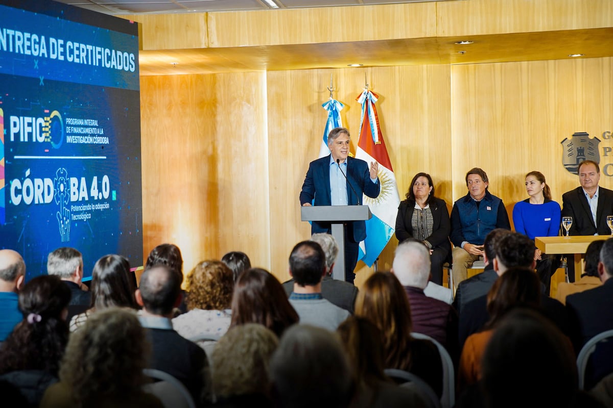 Córdoba 4.0 destinado a proyectos de innovación tecnológica.
