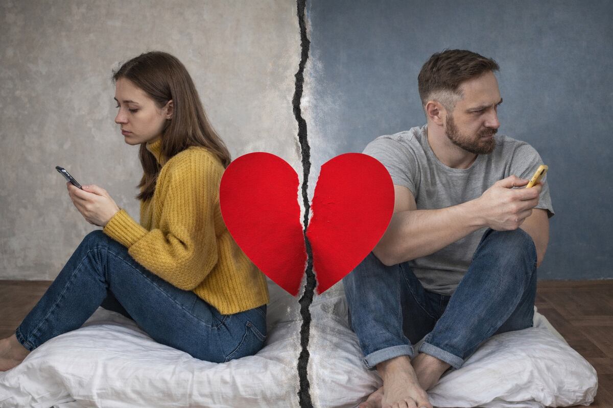 El impacto de la infidelidad en las parejas. (Imágen creada con IA / La Voz)