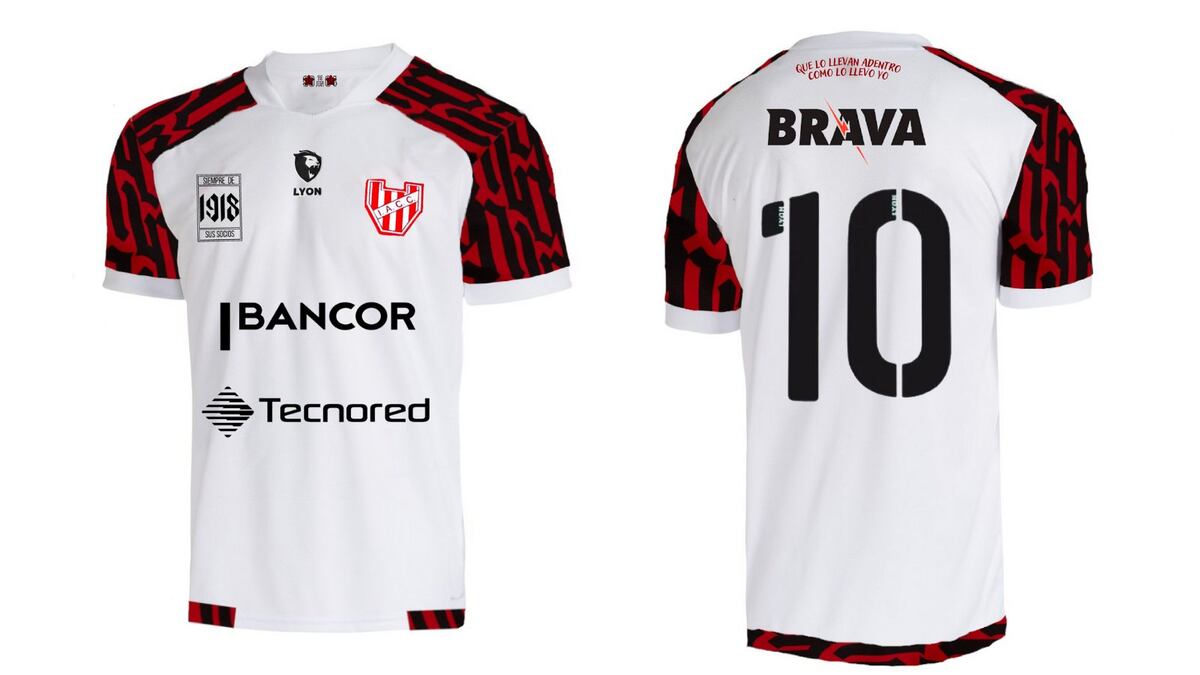 Los distintos modelos que los hinchas de Instituto han enviado para participar del concurso y mostraron en redes sociales. (Twitter).