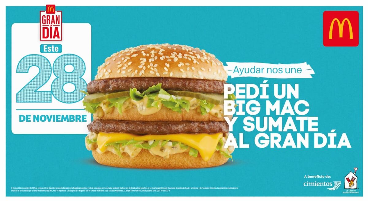 Gran día en Mc Donald's