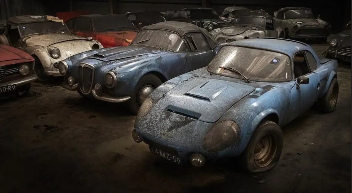 Los autos que colecciona este holandés y que serán subastados.