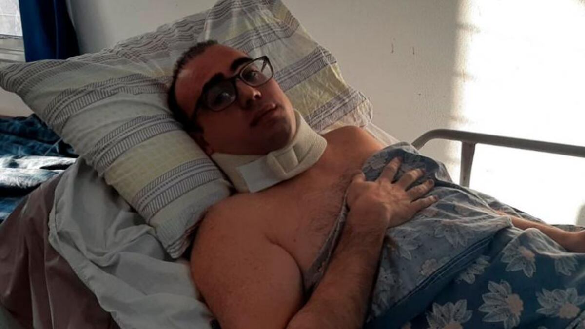 Sobreviviente. La vida de Diego cambió para siempre.