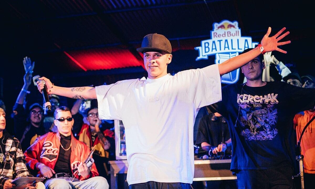 Barto, rapero cordobés con fuerte presencia en las batallas de Red Bull. (Gentileza Prensa Red Bull Batalla)