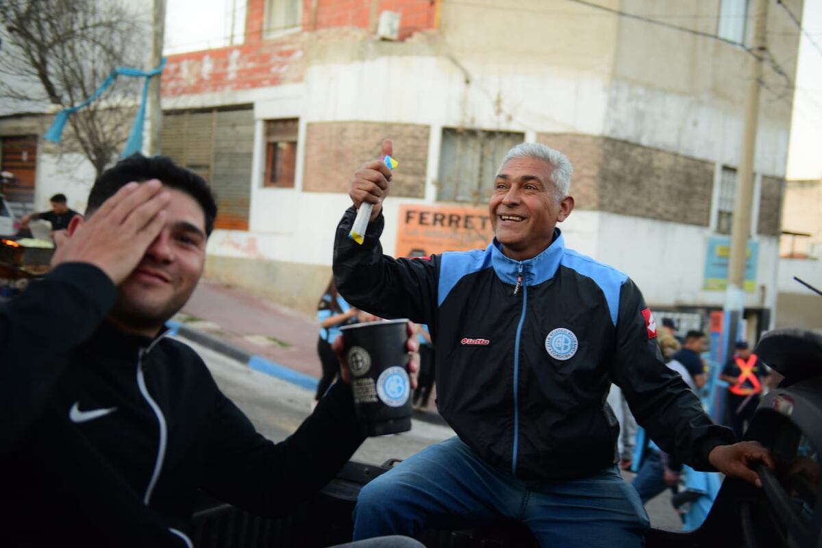 Cara 'e Cancha de Belgrano en la previa del partido con San Martín de San Juan en el Gigante de Alberdi. (José Gabriel Hernández / La Voz)