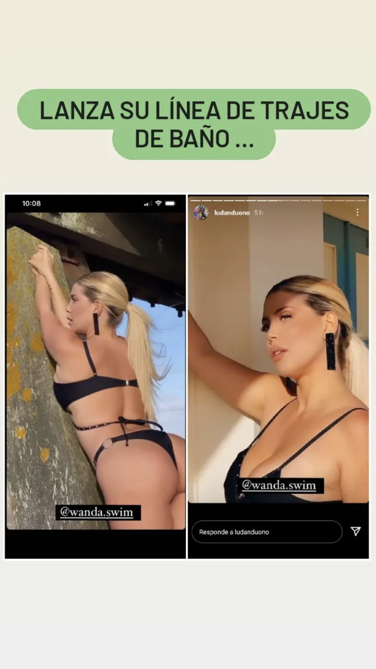 Wanda Nara lanzó su línea de trajes de baño y fue acusada de plagio