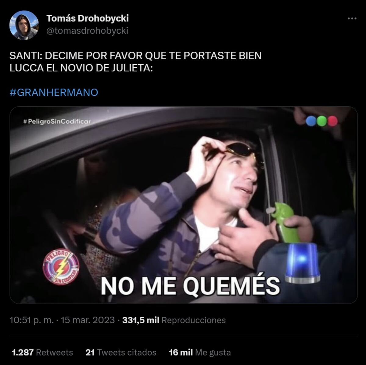 Los mejores memes del encuentro de Julieta con sus familiares y su pareja en "Gran Hermano" (Captura de pantalla)