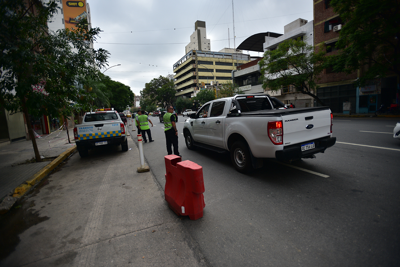 Comienzan las obras para la bulevarización de avenida Maipú. (Pedro Castillo / La Voz)