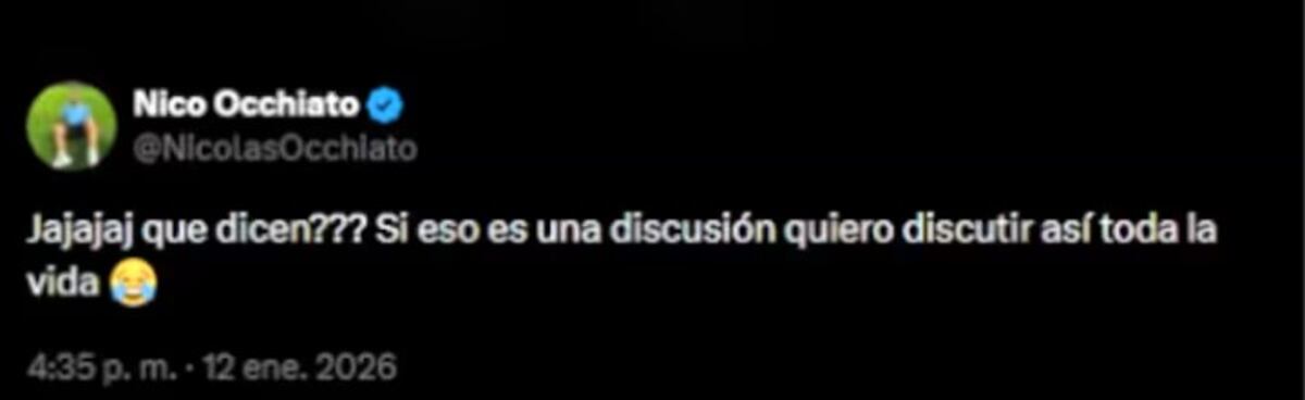 Nico Occhiato vía X.