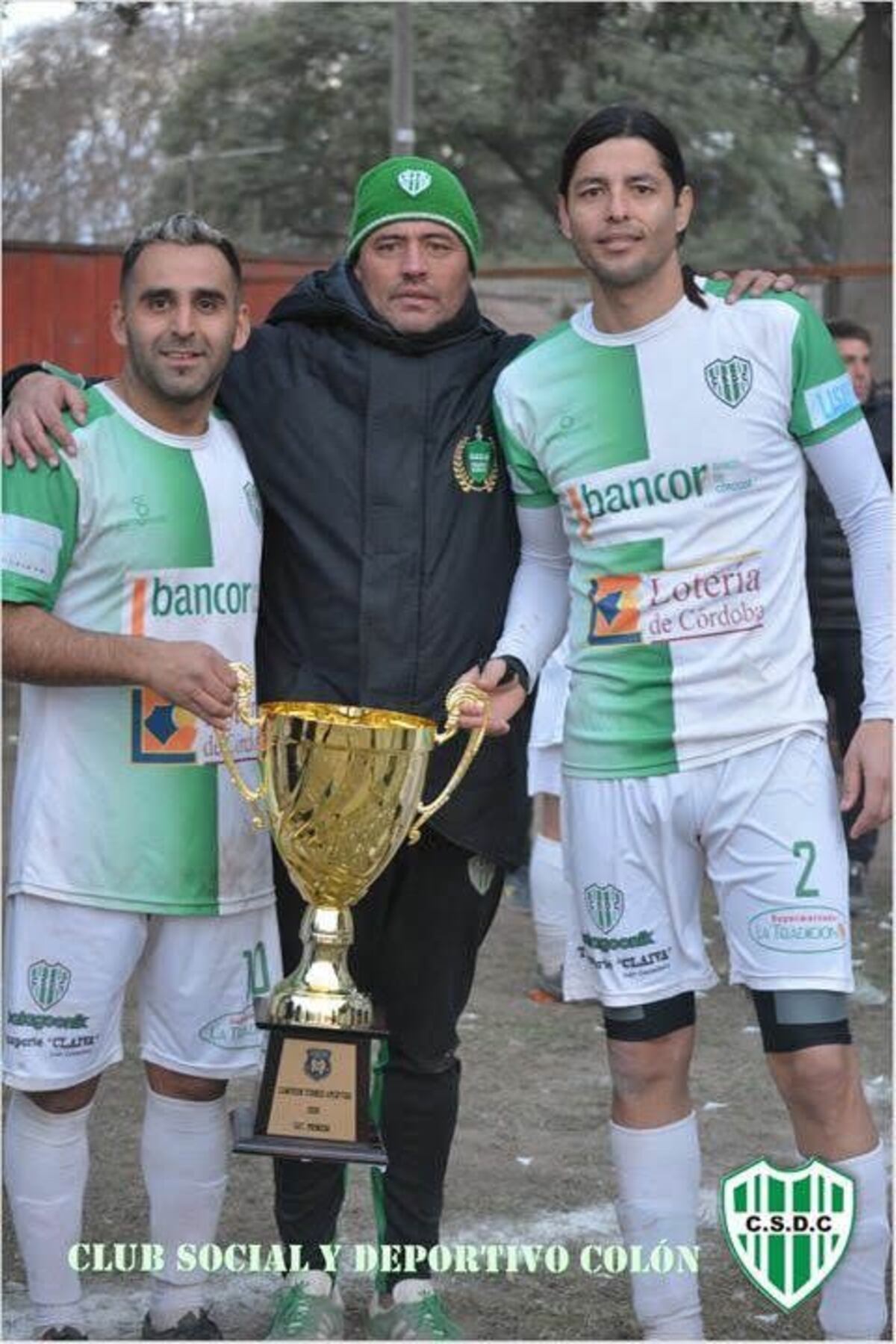 Ambrosini, con Lázaro y Moreyra en Colón de Caroya.