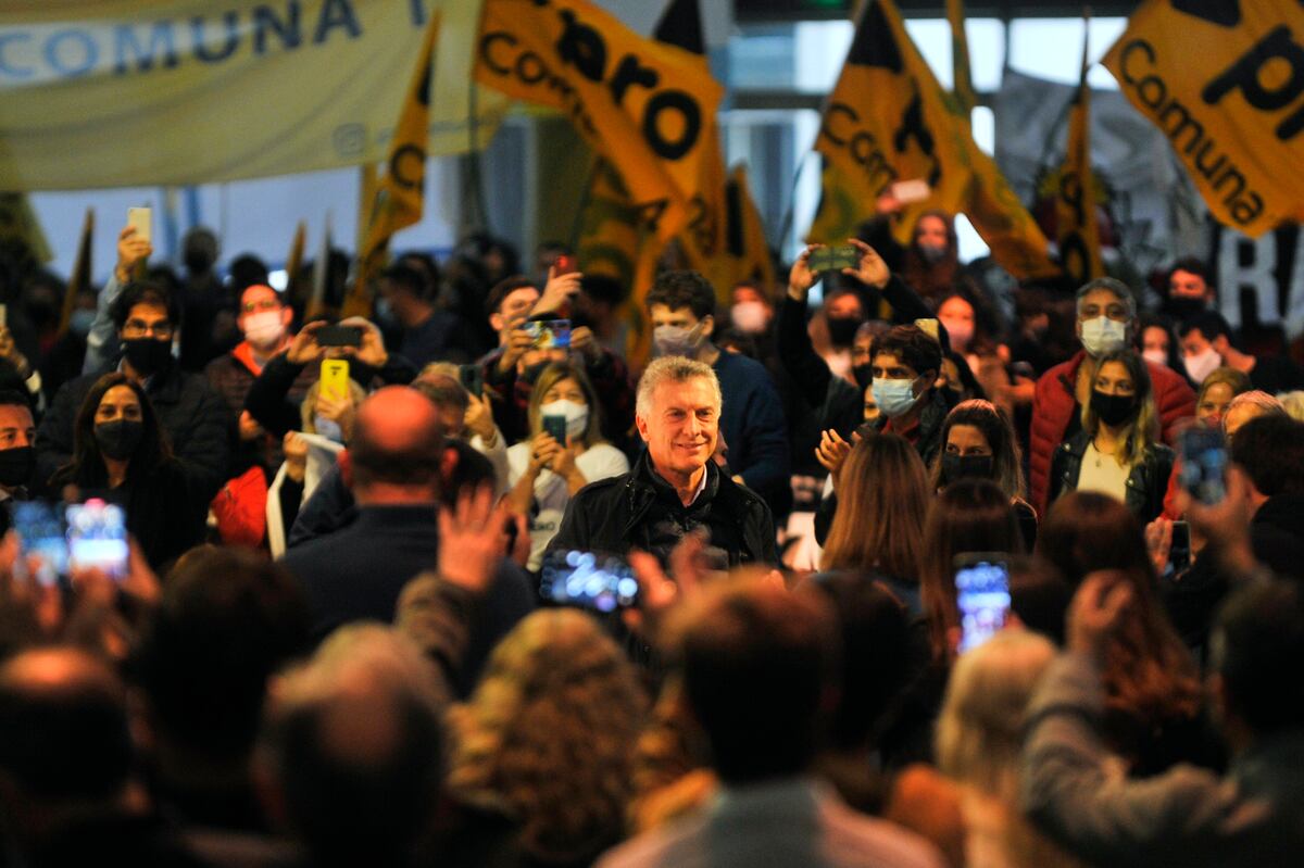 Acto de cierre de campaña de Juntos por el Cambio. Mauricio Macri en la Rural
Maria Eugenia Vidal
Foto Clarín