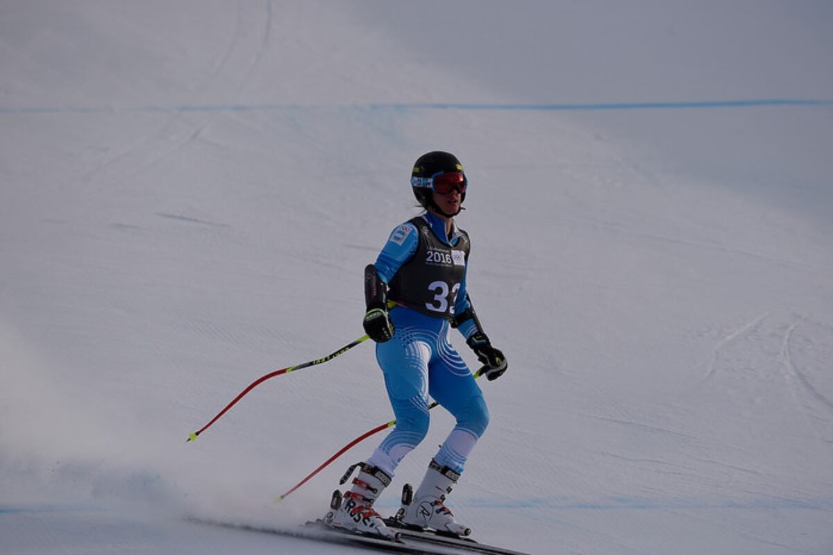 Francesca Baruzzi, la esquiadora alpina argentina que participará de los Juegos Olímpicos de Invierno 2026. (Gentileza)