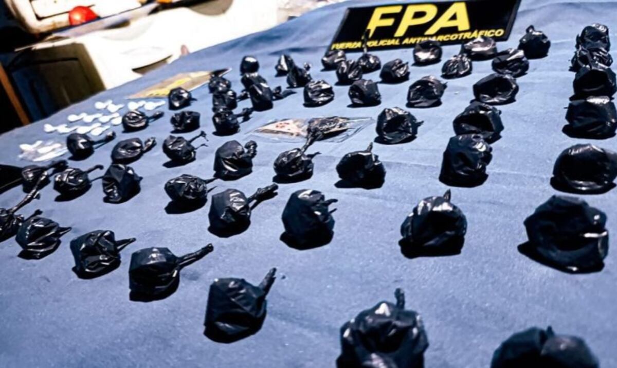 Megaoperativo. Los efectivos incautaron más de 500 dosis de estupefacientes. (MPF)
