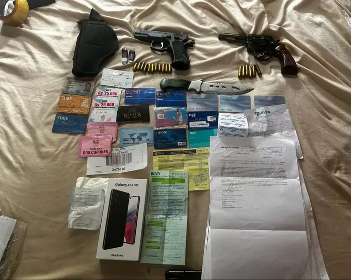 Lo secuestrado en Paraguay. (ABC)