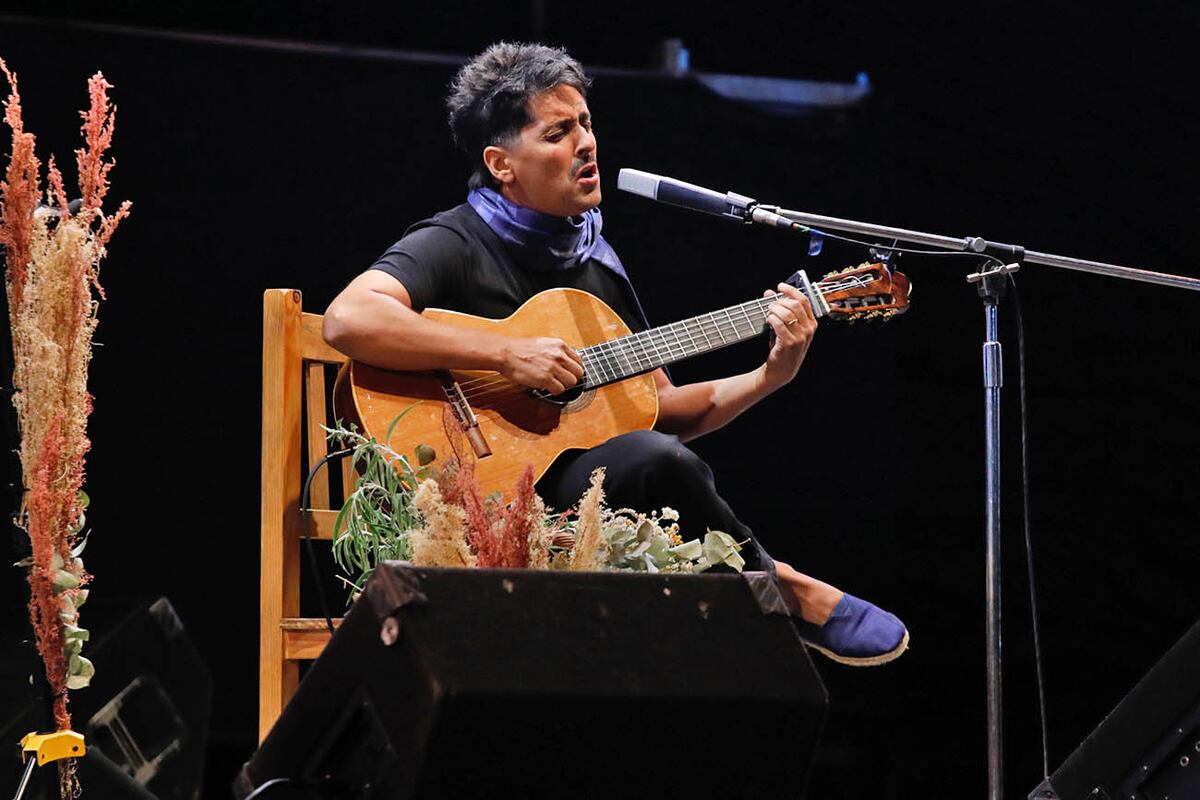 Damián Lemes, ganador en Canción Inédita con "La yuyera".