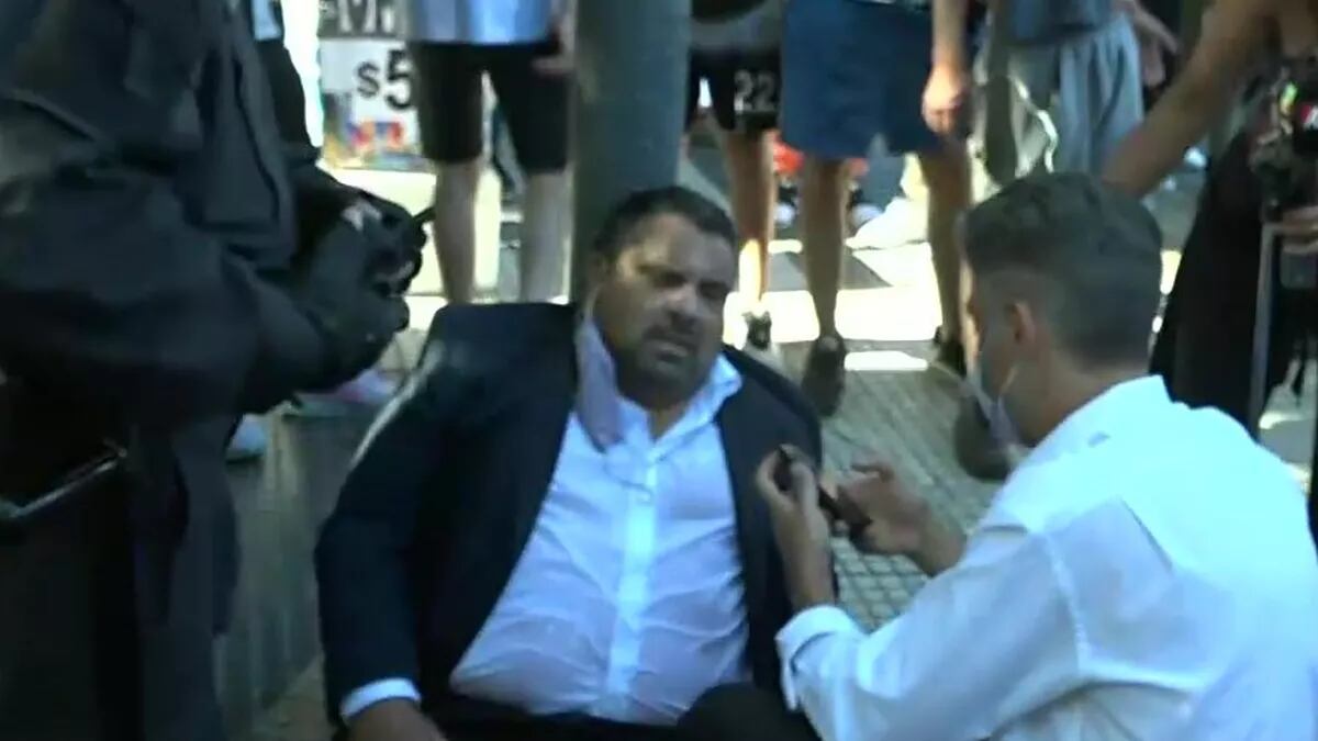Carlos Ferrara, el cronista de El Nueve que se desmayó en vivo.