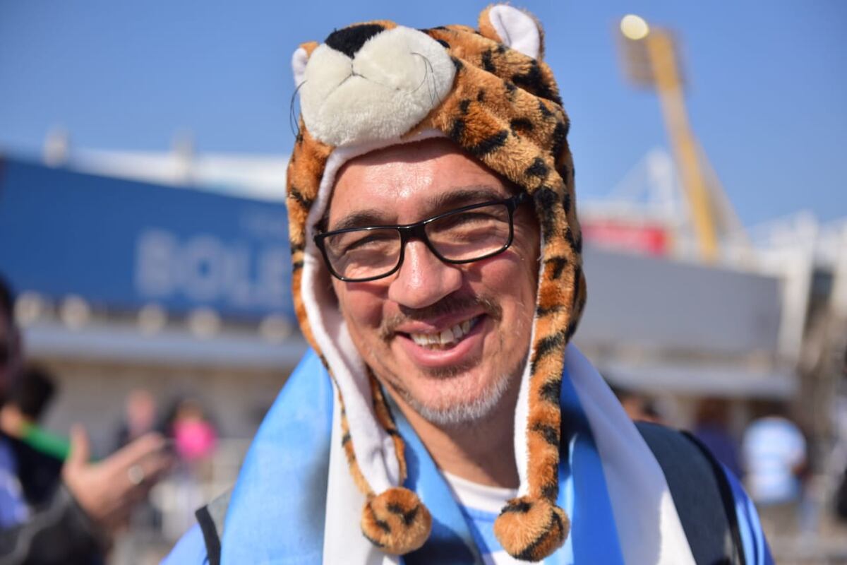 Cara 'e Cancha de Los Pumas en la previa del partido con los All Blacks en el Kempes. (José Gabfriel Hernández / La Voz)