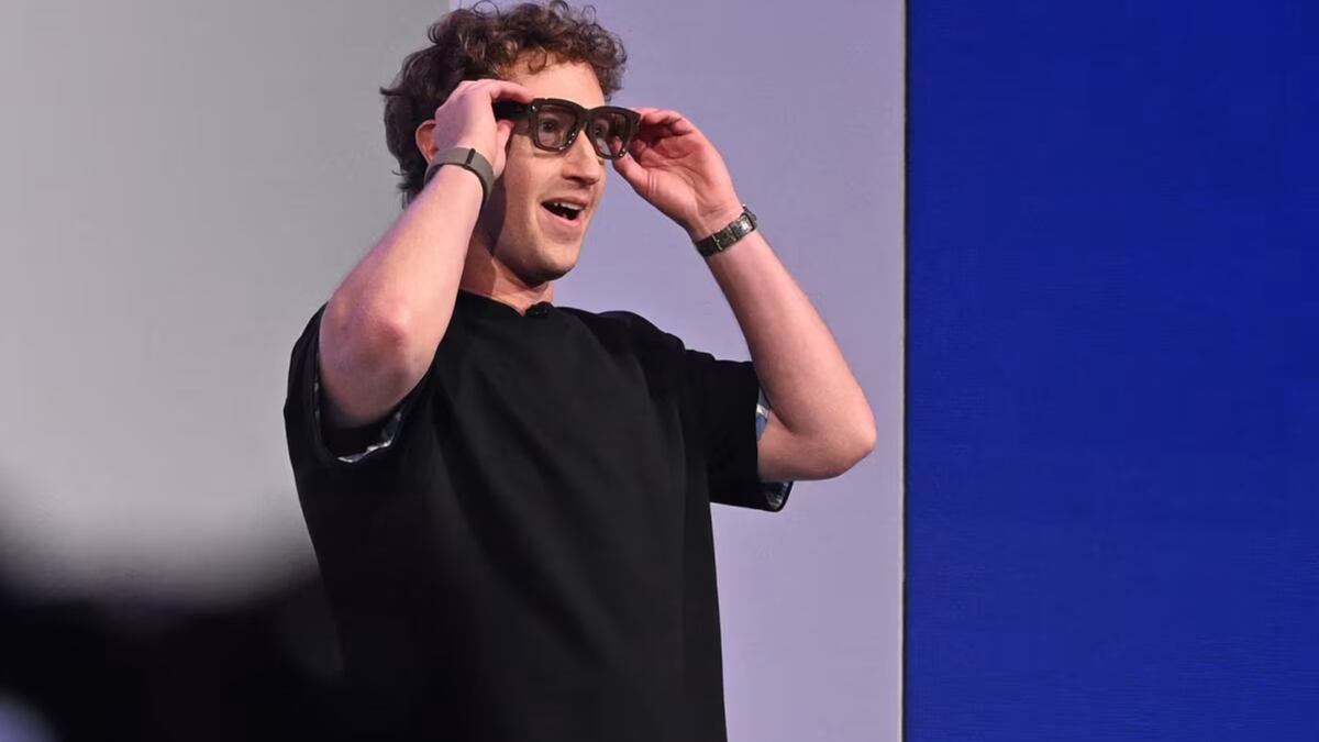 Mark Zuckerberg presentó los nuevos lentes de Meta y las fallas tecnológicas se llevaron el protagonismo