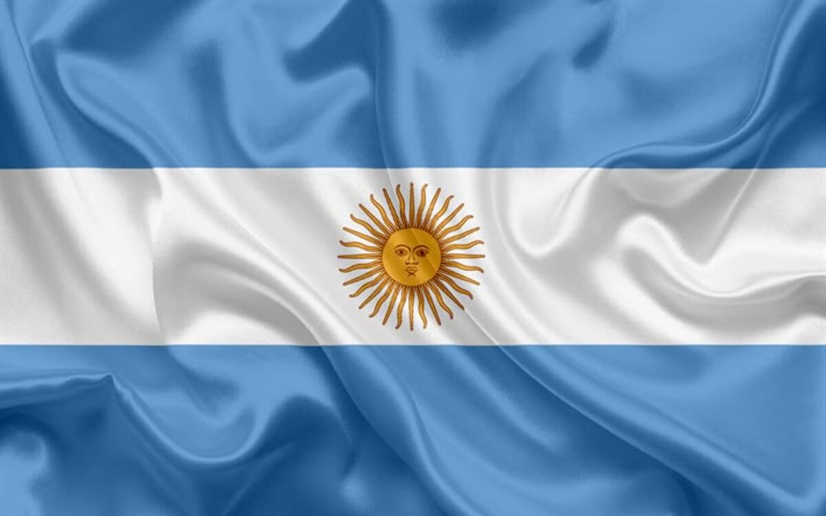Bandera argentina.