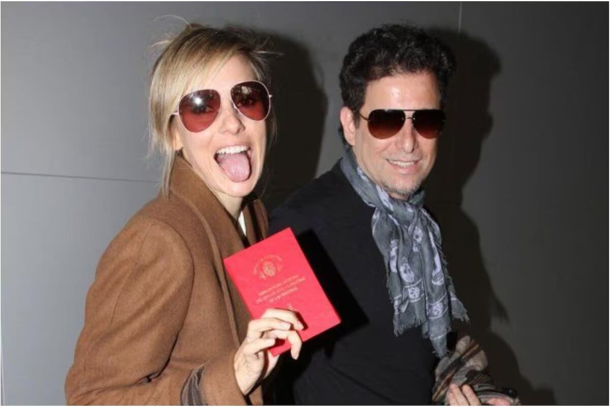 Julieta Cardinali y Andrés Calamaro (Captura de Instagram)