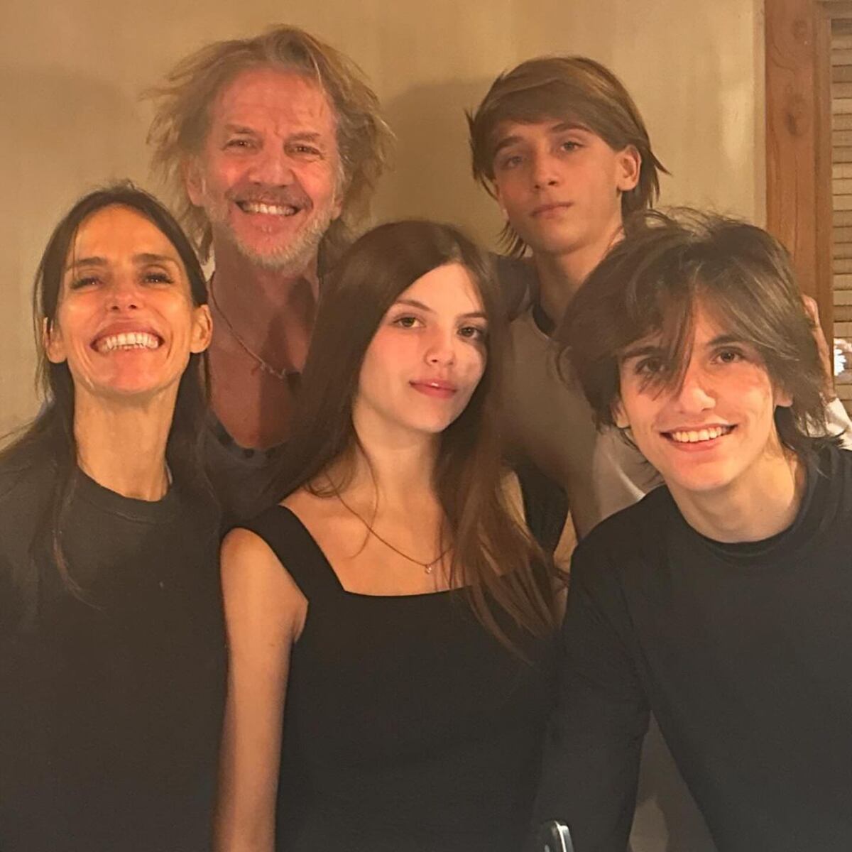 India, Yaco y Moro, los hijos de Facundo Arana y María Susini.