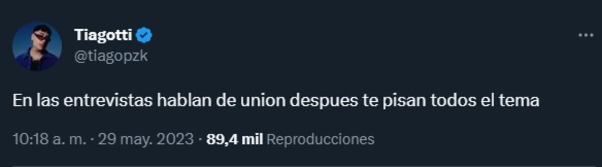 Picante ida y vuelta entre algunos integrantes de "Los del espacio" (Captura de pantalla)