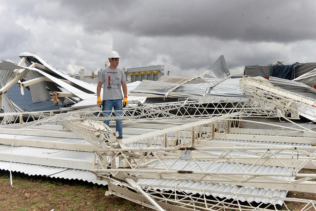 Temporal en Río Primero. Asi quedó el pueblo. (José Gabriel Hernández / La Voz)