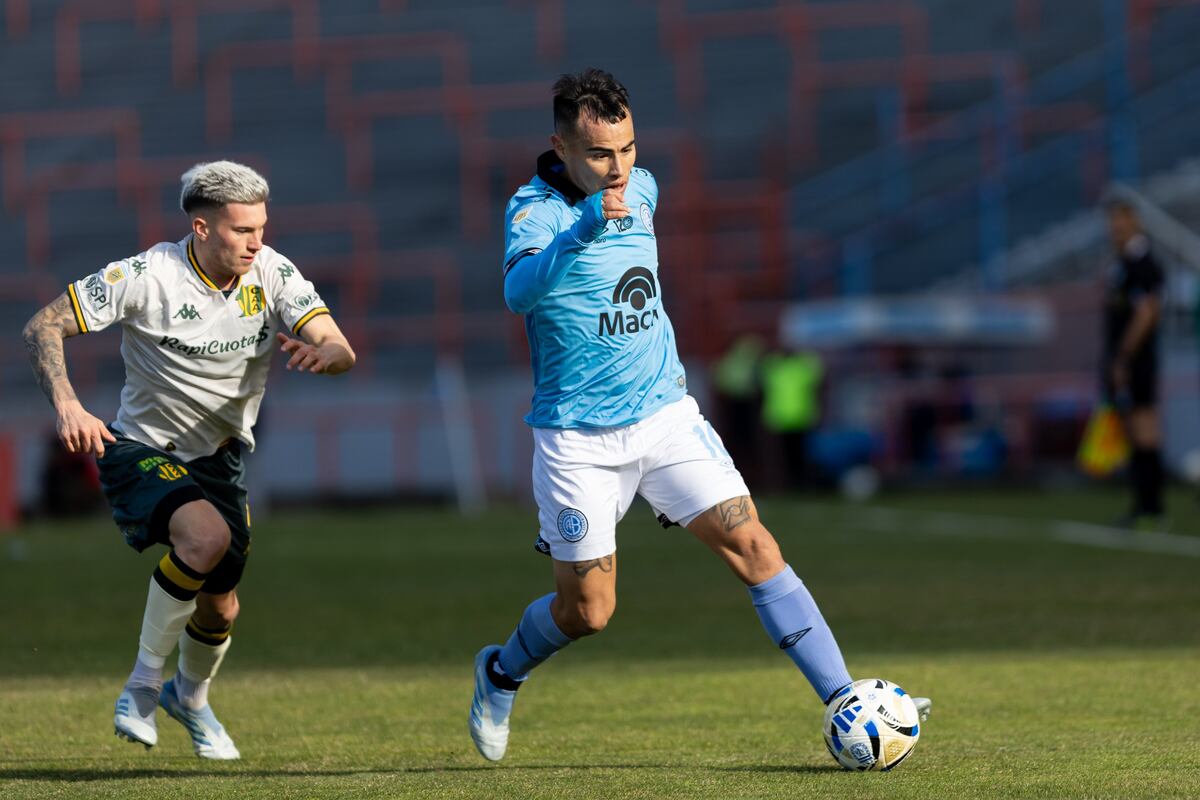 El Chino en Mar del Plata no tuvo una buena actuación (Prensa Belgrano).