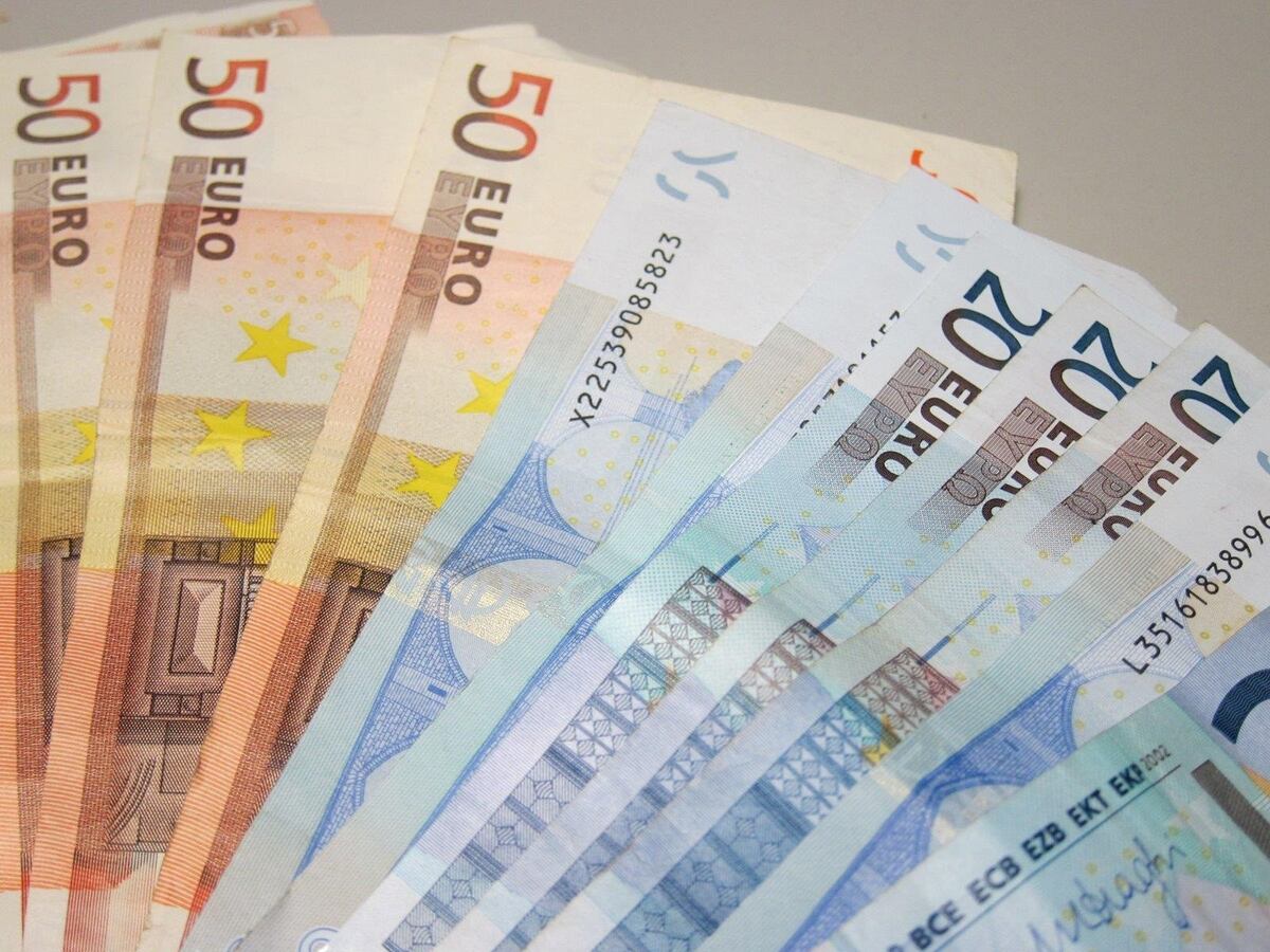 Billetes de euro. (Europa Press/DPA/Archivo)