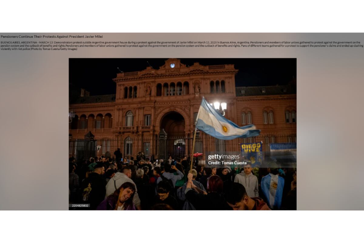 Reverso. Captura de pantalla hecha el 1 de septiembre de 2025 de la imagen publicada en Getty.