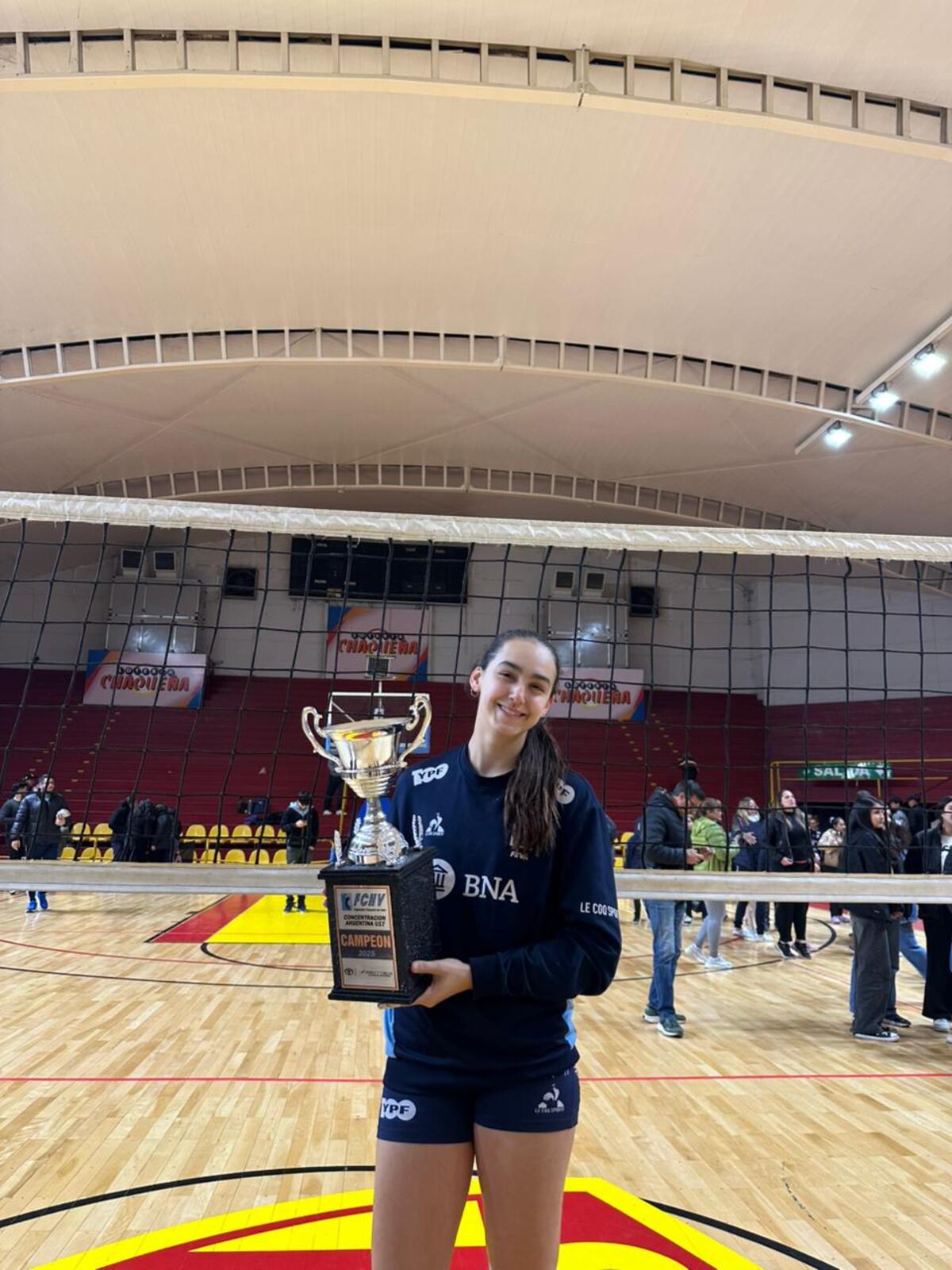 Lucia, jugadora profesional de Vóley