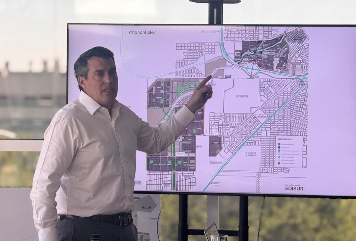 Gonzalo Parga, director de Grupo Edisur, presentó el nuevo proyecto inmobiliario. (Gentileza Grupo Edisur)