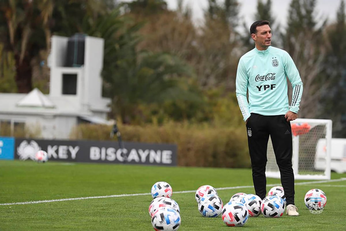 Lionel Scaloni, el DT de la selección argentina que buscará buenos resultados para afianzarse en la eliminatoria sudamericana. (Foto: Prensa Selección)