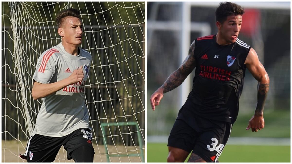 Braian Romero y Enzo Fernández, los nuevos jugadores del Millonario de Gallardo. / Gentileza: instagram