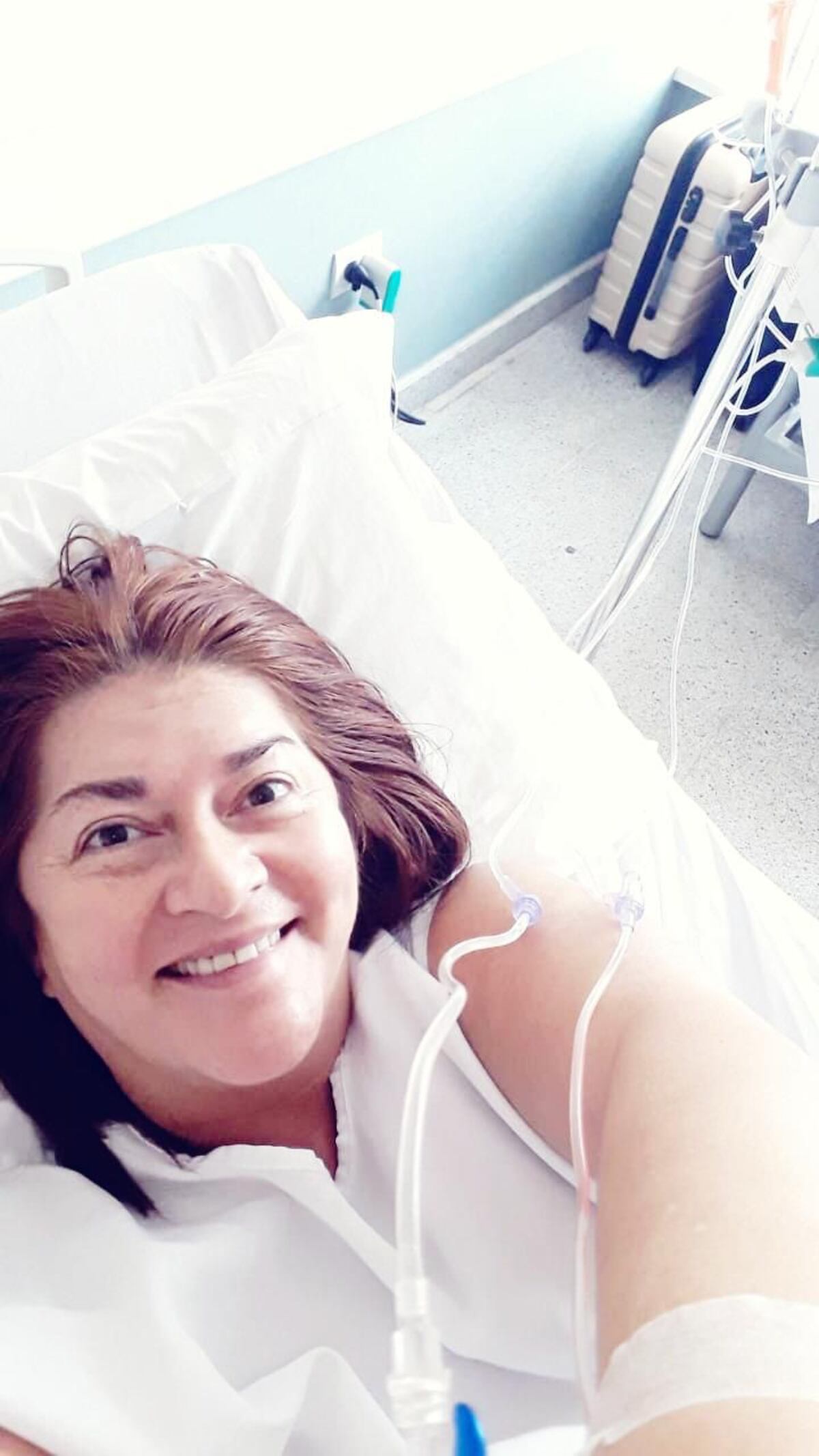La paciente antes de su intervención pesaba 106 kilos.