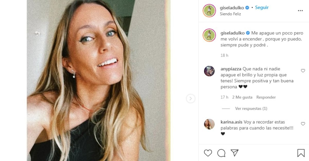 Gisela Dulko ya no quiere mirar hacia atrás. (Instagram @giseladulko)