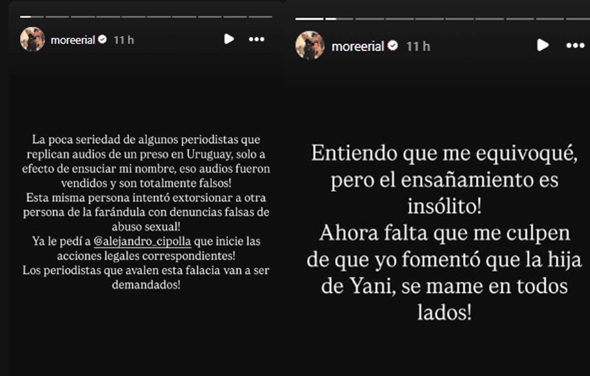 Morena Rial. Foto: captura pantalla Instagram.