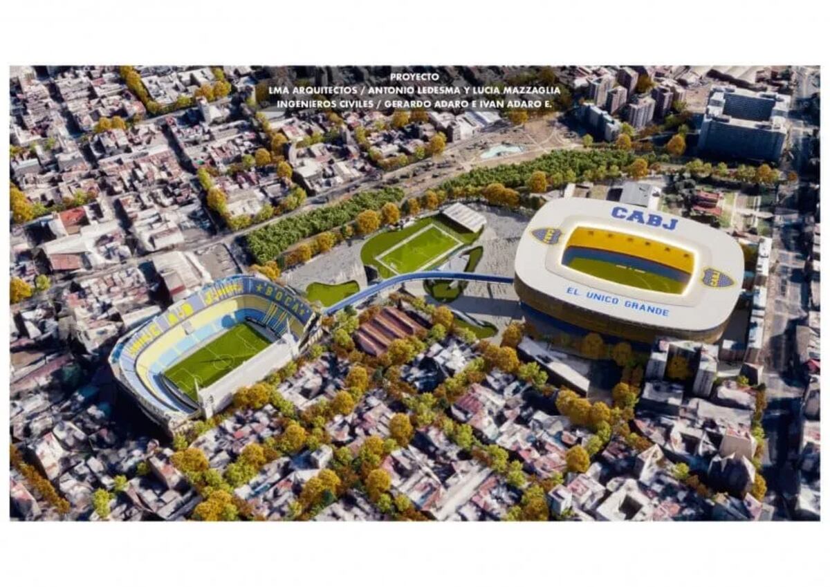Macri e Ibarra proyectan construir una nueva Bombonera.