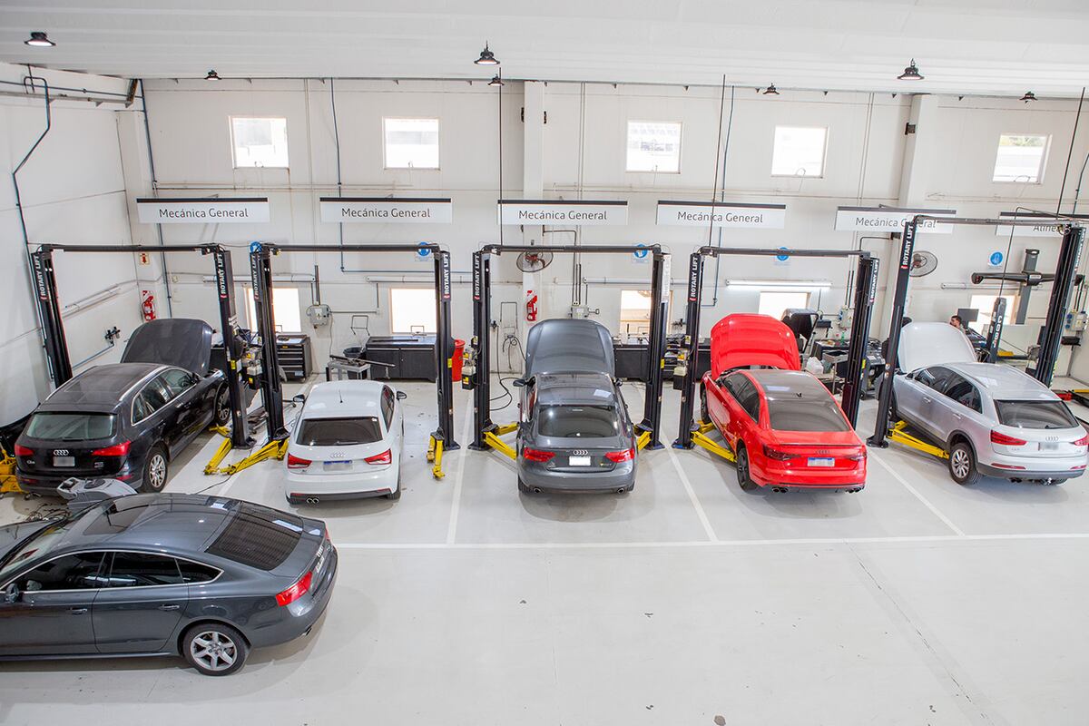 Servicio postventa y taller oficial Audi.