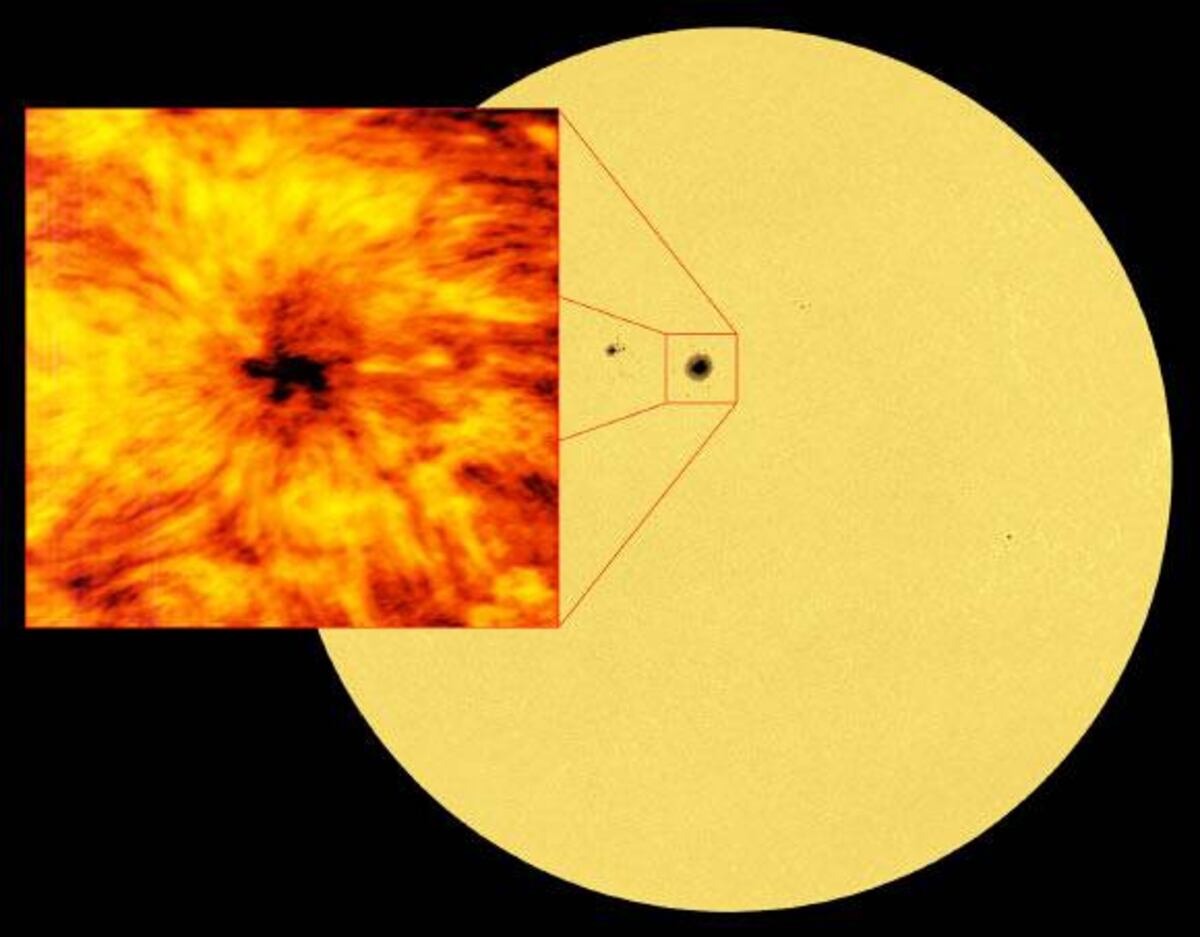 Un telescopio en Chile descubre una mancha solar que duplica el tamaño de la Tierra