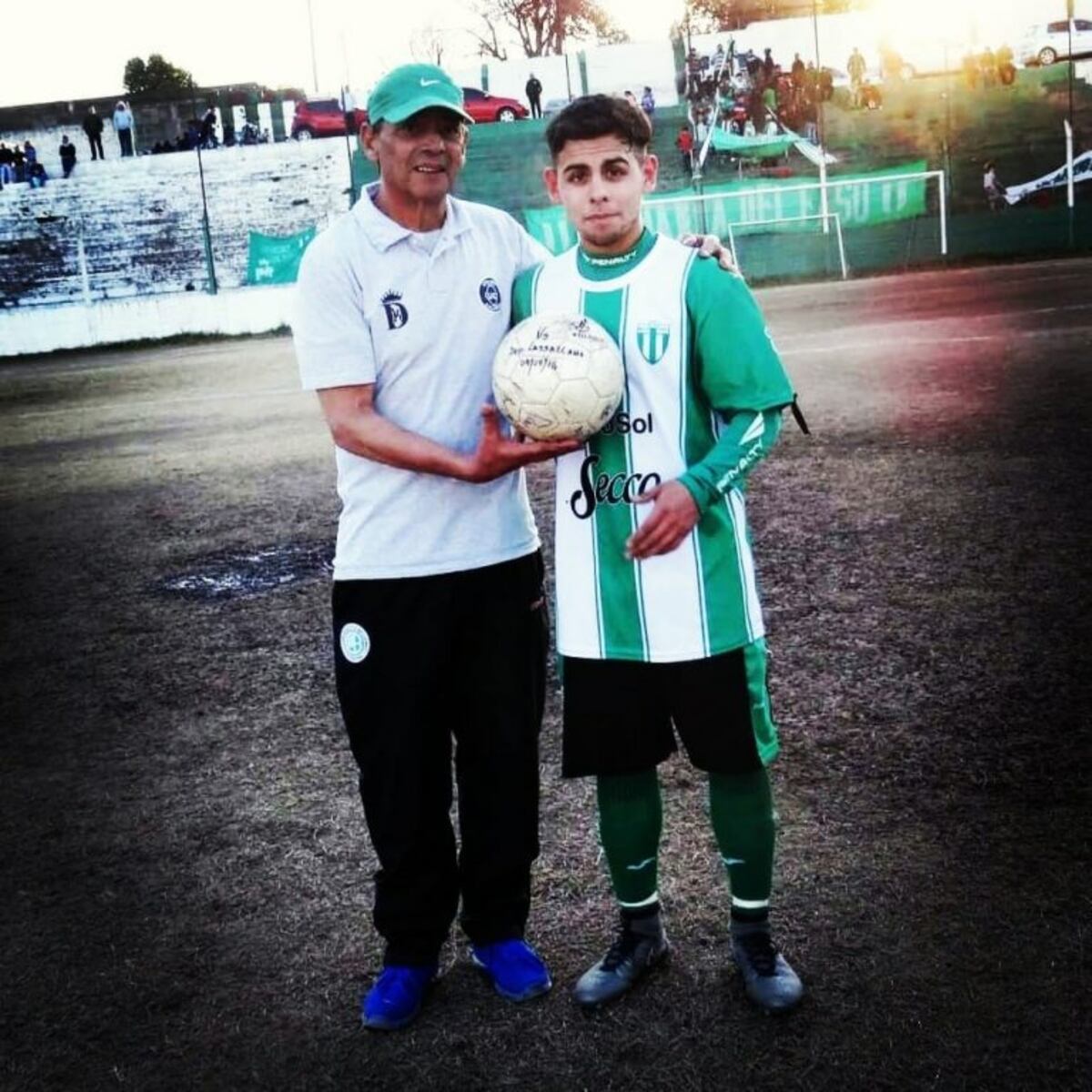 Kevin Mariño ayer y hoy. Toda una vida en el club.